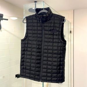 The North Face black thermoball vest